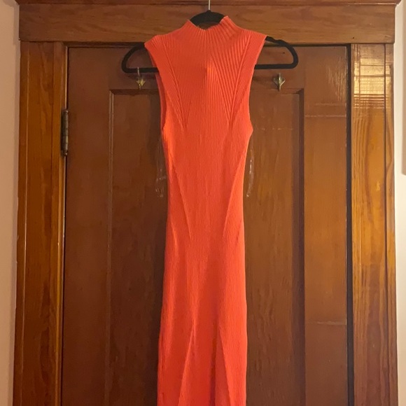 WinWin Vibrant Sherbet Orange Maxi Dress - Picture 1 of 7